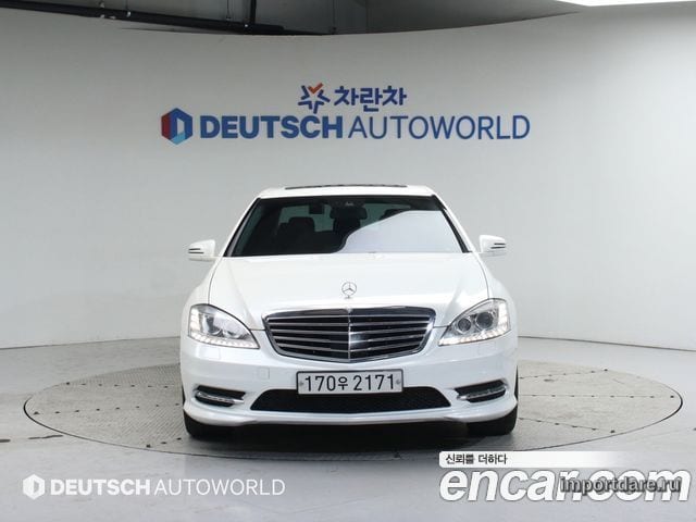 MERCEDES-BENZ S-CLASS W221 2012 — 124 073 км, белый, Корея — под ключ — фото 3