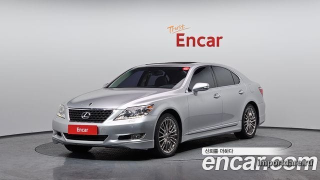 LEXUS LS460 2011 — 155 115 км, серебристо-серый, Корея — под ключ — фото 1