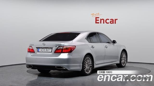 LEXUS LS460 2011 — 155 115 км, серебристо-серый, Корея — под ключ — фото 2