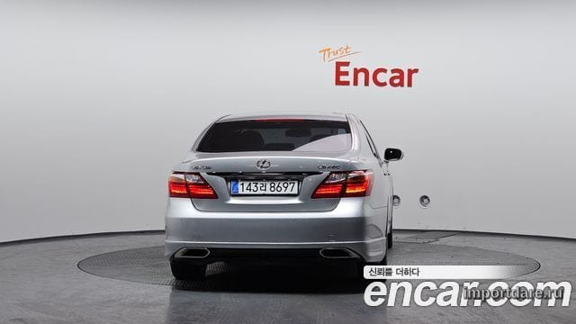 LEXUS LS460 2011 — 155 115 км, серебристо-серый, Корея — под ключ — фото 4