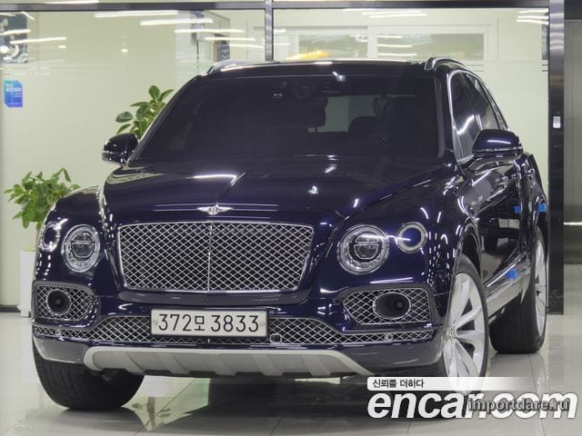 BENTLEY BENTAYGA 2020 — 28 700 км, синий, Корея — под ключ — фото 12