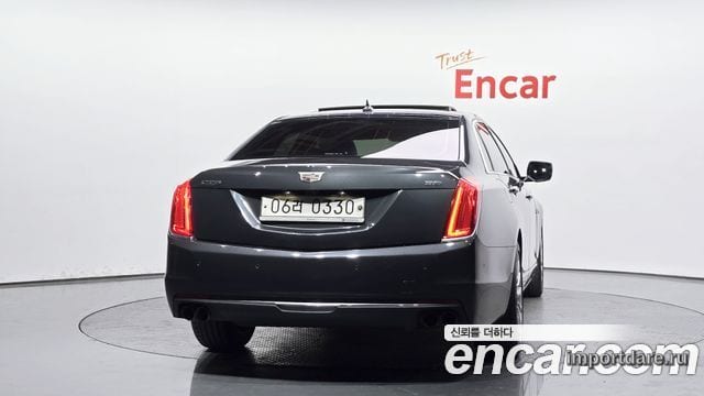CADILLAC CT6 2016 — 102 428 км, серый, Корея — под ключ — фото 4