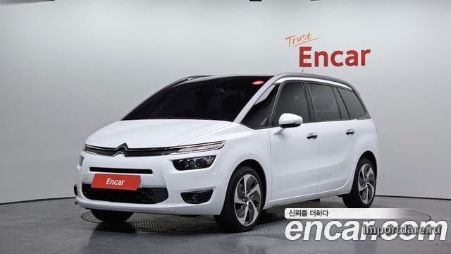 CITROEN GRAND C4 PICASSO 2016 — 110 442 км, белый, Корея — под ключ — фото 1