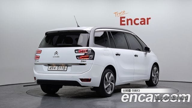 CITROEN GRAND C4 PICASSO 2016 — 110 442 км, белый, Корея — под ключ — фото 2