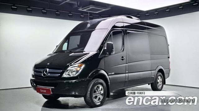MERCEDES-BENZ SPRINTER 2012 — 166 599 км, чёрный, Корея — под ключ — фото 1