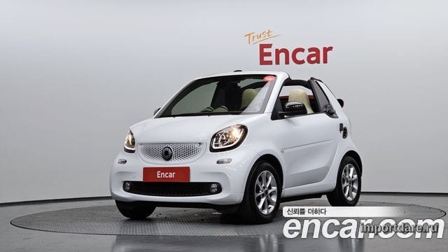 SMART FORTWO CABRIO 2017 — 51 581 км, белый, Корея — под ключ — фото 12