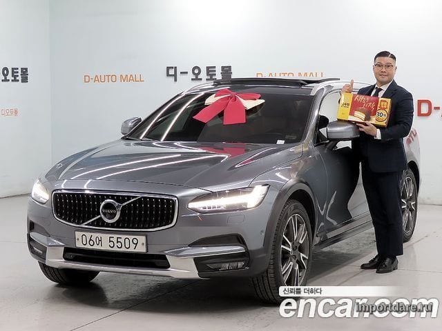 VOLVO V90 CROSS COUNTRY 2018 — 160 449 км, серый, Корея — под ключ — фото 11