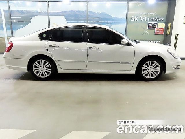 RENAULT KOREA SM7 NEW ART 2011 — 218 259 км, белый-перламутр, Корея — под ключ — фото 3
