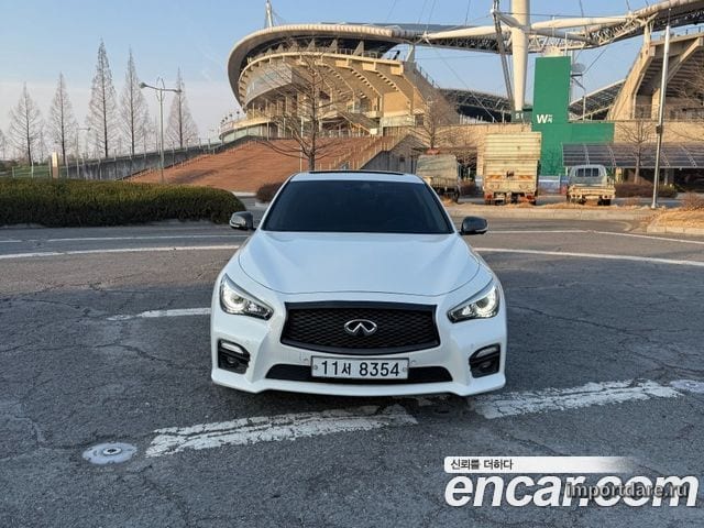 INFINITI Q50 2015 — 182 482 км, белый, Корея — под ключ — фото 1