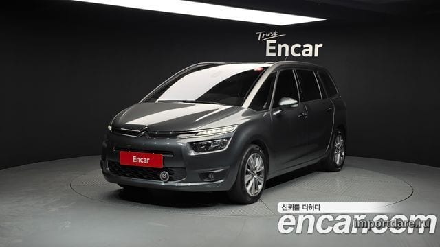 CITROEN GRAND C4 PICASSO 2015 — 127 231 км, серый, Корея — под ключ — фото 1