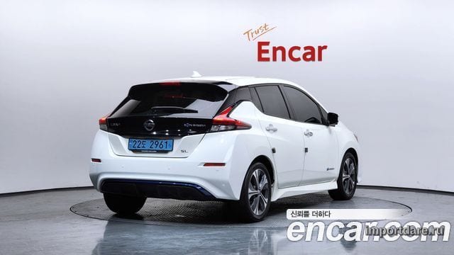 NISSAN LEAF (ZE1) 2019 — 94 275 км, белый, Корея — под ключ — фото 2