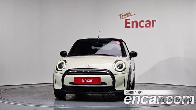 MINI COOPER CONVERTIBLE 2022 — 78 658 км, белый-перламутр, Корея — под ключ — фото 3
