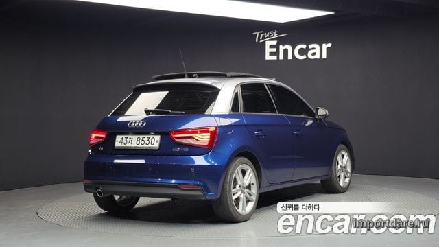 AUDI A1 2015 — 99 423 км, синий, Корея — под ключ — фото 2