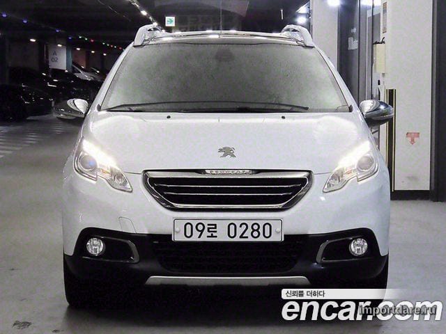 PEUGEOT 2008 2015 — 66 165 км, белый, Корея — под ключ — фото 2
