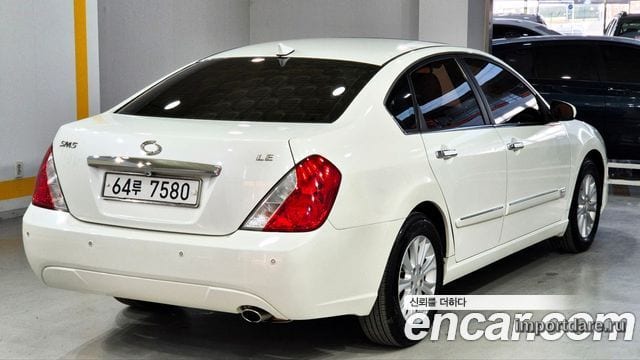 RENAULT KOREA SM5 NEW IMPRESSION 2009 — 113 248 км, белый-перламутр, Корея — под ключ — фото 6