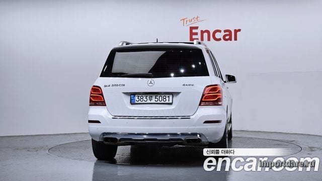 MERCEDES-BENZ GLK-CLASS X204 2013 — 186 650 км, белый, Корея — под ключ — фото 4