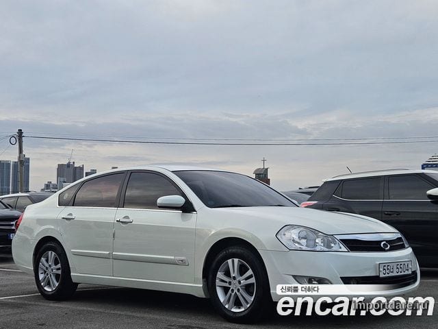 RENAULT KOREA SM5 NEW IMPRESSION 2009 — 138 356 км, белый-перламутр, Корея — под ключ — фото 3