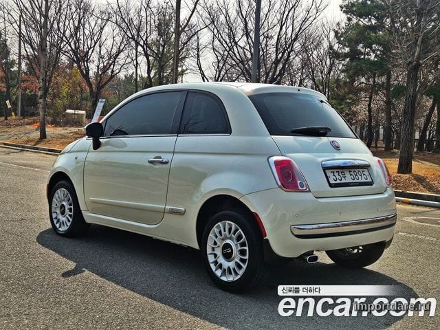 FIAT 500 2013 — 191 170 км, белый-перламутр, Корея — под ключ — фото 3