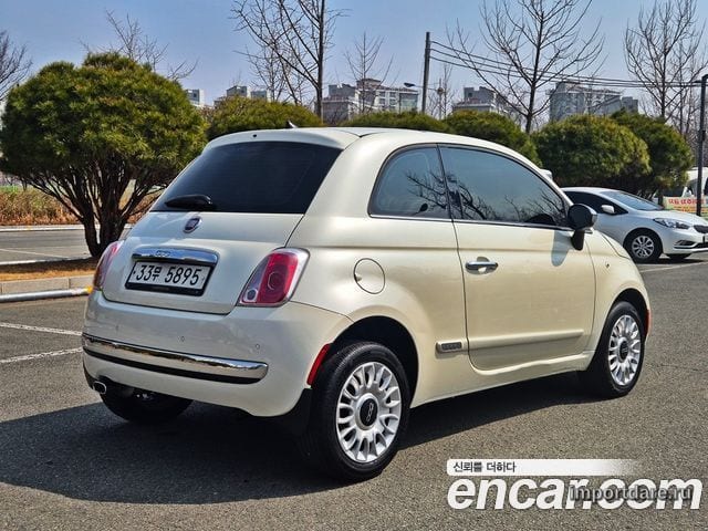 FIAT 500 2013 — 191 170 км, белый-перламутр, Корея — под ключ — фото 6