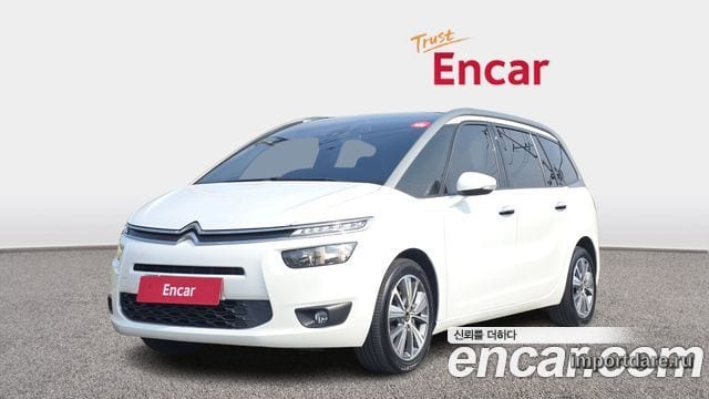 CITROEN GRAND C4 PICASSO 2017 — 144 718 км, белый, Корея — под ключ — фото 1
