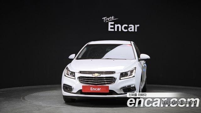 CHEVROLET AMAZING NEW CRUZE 2016 — 88 589 км, белый, Корея — под ключ — фото 3