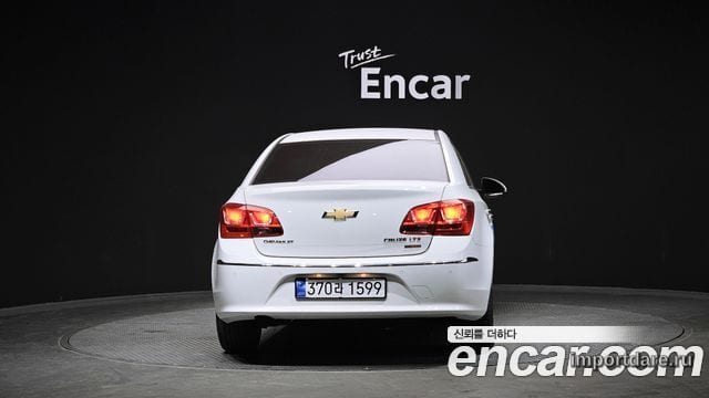 CHEVROLET AMAZING NEW CRUZE 2016 — 88 589 км, белый, Корея — под ключ — фото 4