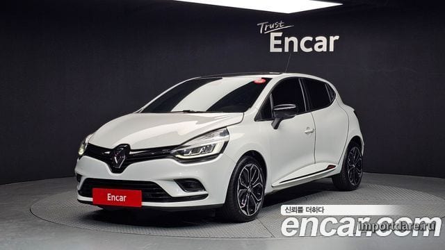 RENAULT KOREA CLIO 2018 — 47 267 км, белый, Корея — под ключ — фото 1