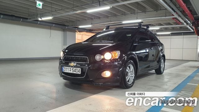 CHEVROLET AVEO SEDAN 2015 — 107 658 км, чёрный, Корея — под ключ — фото 1