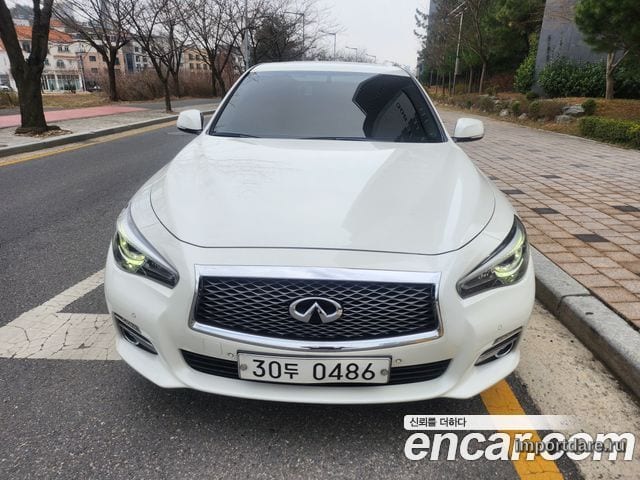 INFINITI Q50 2016 — 94 000 км, белый, Корея — под ключ — фото 3