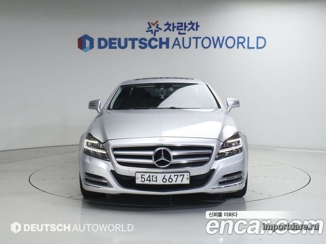 MERCEDES-BENZ CLS-CLASS W219 2012 — 158 672 км, серебристый, Корея — под ключ — фото 3