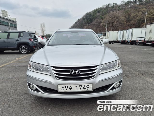 HYUNDAI LUXURY GRANDEUR 2011 — 170 632 км, серебристо-серый, Корея — под ключ — фото 3
