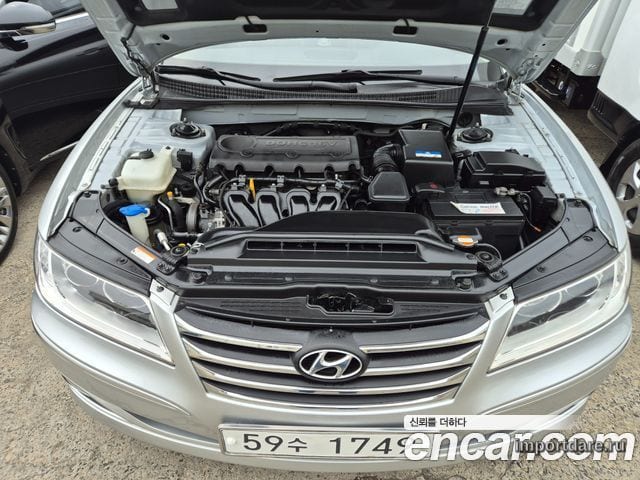 HYUNDAI LUXURY GRANDEUR 2011 — 170 632 км, серебристо-серый, Корея — под ключ — фото 6