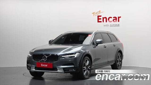 VOLVO V90 CROSS COUNTRY 2019 — 140 934 км, серый, Корея — под ключ — фото 1
