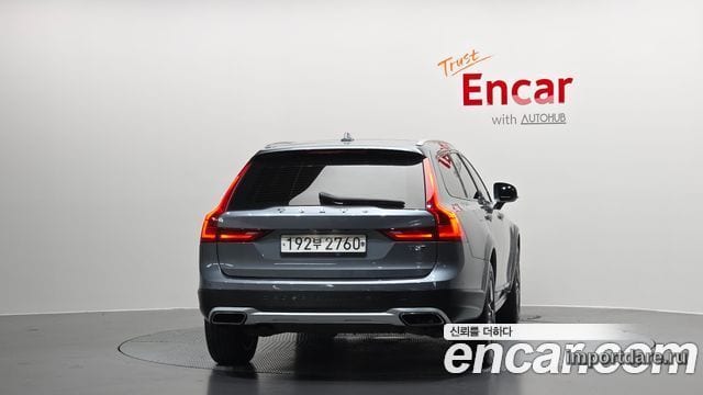 VOLVO V90 CROSS COUNTRY 2019 — 140 934 км, серый, Корея — под ключ — фото 4