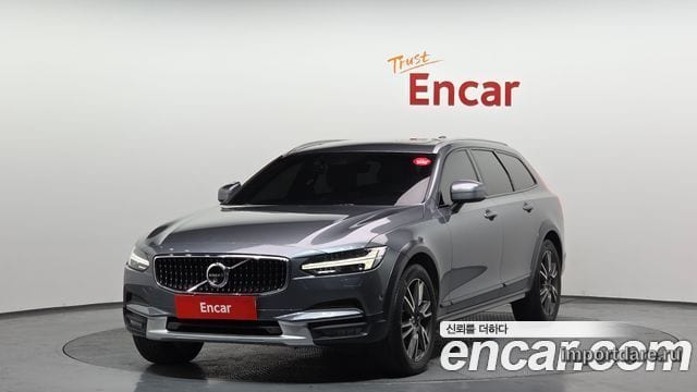 VOLVO V90 CROSS COUNTRY 2018 — 355 778 км, серый, Корея — под ключ — фото 1