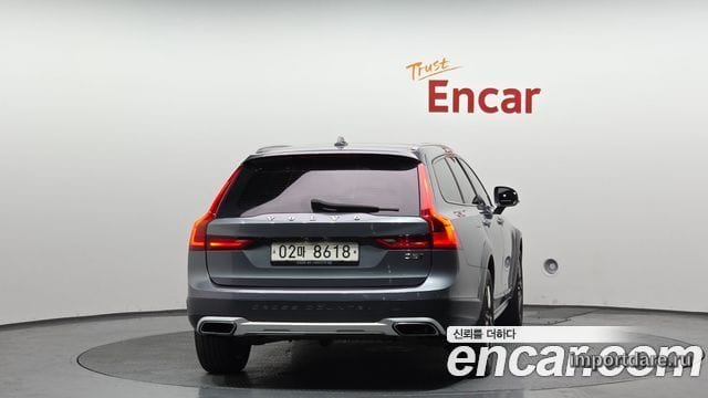 VOLVO V90 CROSS COUNTRY 2018 — 355 778 км, серый, Корея — под ключ — фото 4