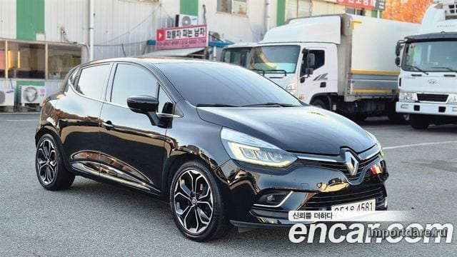 RENAULT KOREA CLIO 2018 — 85 192 км, чёрный, Корея — под ключ — фото 3
