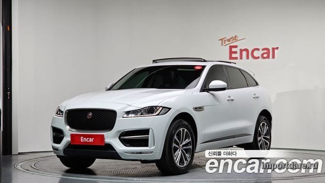 JAGUAR F-PACE 2017 — 114 488 км, белый, Корея — под ключ — фото 1