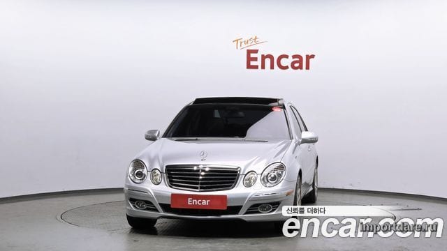 MERCEDES-BENZ E-CLASS W211 2008 — 170 427 км, серебристый, Корея — под ключ — фото 3
