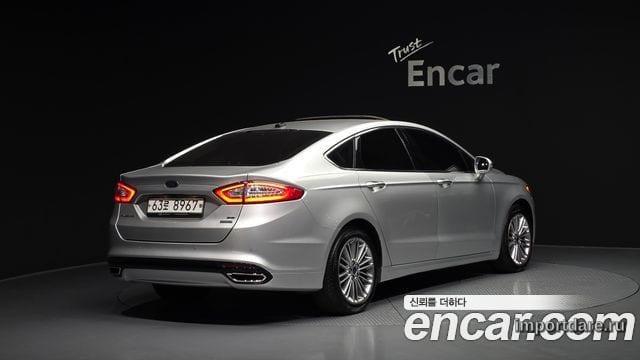 FORD FUSION 2014 — 47 255 км, серебристый, Корея — под ключ — фото 2
