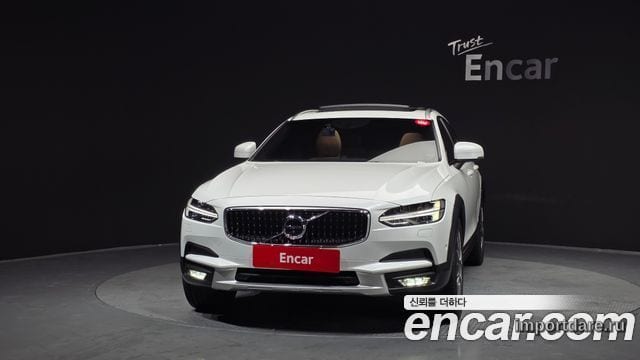 VOLVO V90 CROSS COUNTRY 2019 — 72 444 км, белый, Корея — под ключ — фото 3