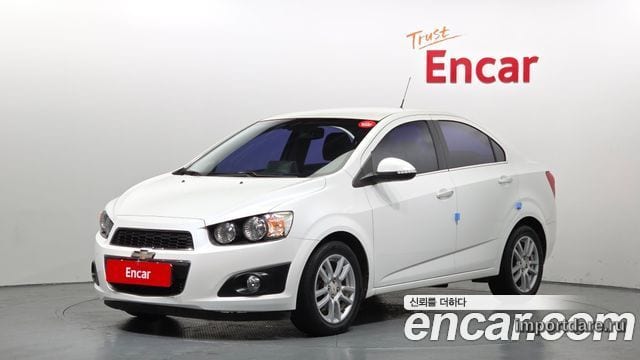CHEVROLET AVEO SEDAN 2014 — 94 700 км, белый, Корея — под ключ — фото 1