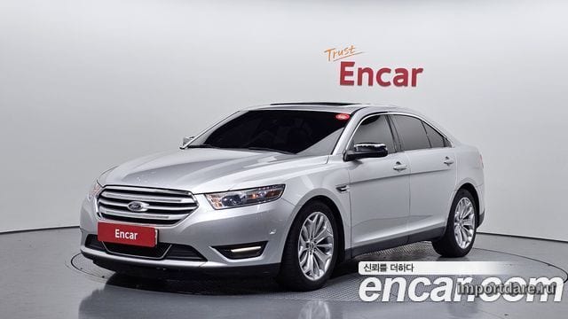 FORD TAURUS 2014 — 75 171 км, серебристо-серый, Корея — под ключ — фото 1