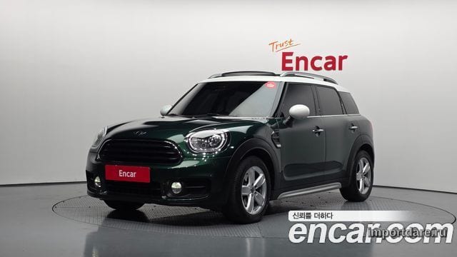 MINI COOPER D COUNTRYMAN 2018 — 102 813 км, тёмно-зелёный, Корея — под ключ — фото 1