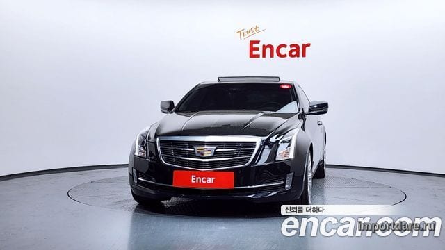 CADILLAC ATS 2016 — 139 734 км, чёрный, Корея — под ключ — фото 3