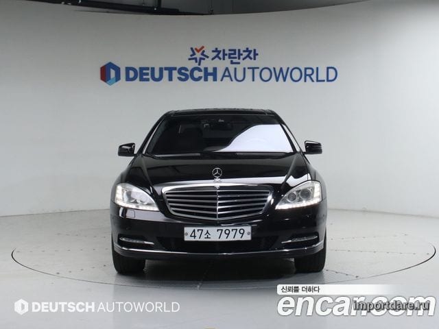 MERCEDES-BENZ S-CLASS W221 2013 — 228 800 км, чёрный, Корея — под ключ — фото 3