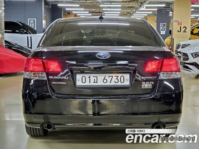 SUBARU LEGACY 2010 — 108 000 км, чёрный, Корея — под ключ — фото 4
