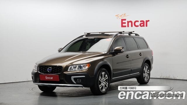 VOLVO XC70 2014 — 89 445 км, светло-золотистый, Корея — под ключ — фото 1