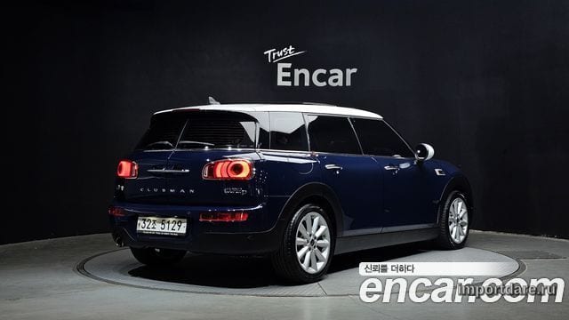 MINI COOPER D CLUBMAN 2018 — 69 798 км, синий, Корея — под ключ — фото 2