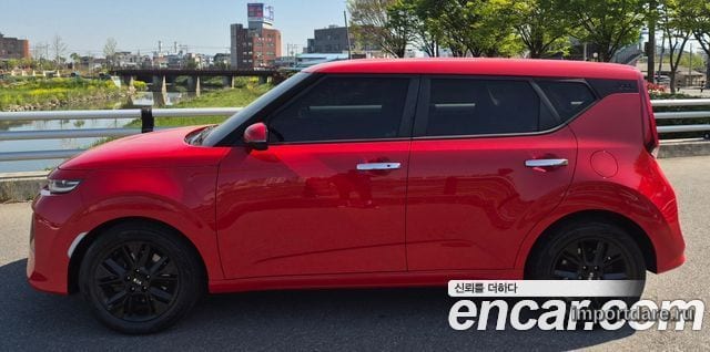 KIA SOUL BOOSTER 2019 — 101 500 км, красный, Корея — под ключ — фото 4